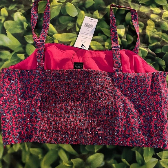 French CONNECTION Crop Tank Top in Raspberry Sorbet, Size 12, NWT - Picture 7 of 11